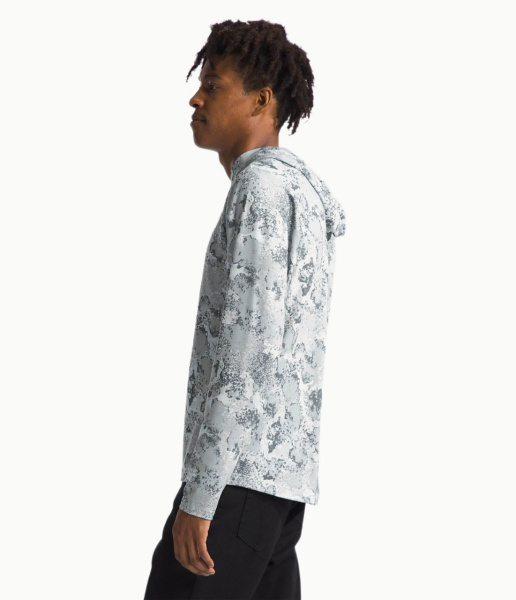 Лонгслив TNF Adventure Sun Hoodie (Мужской; S; HighRiseGrey MossCamoPrint)